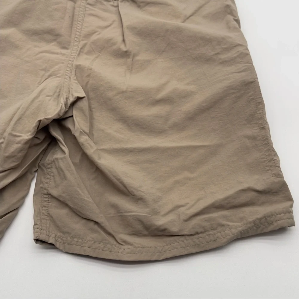 Men's Small The North Face Beige Nylon‎ Belted Cargo Hiking Shorts Gorpcore Hike